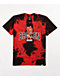Broken Promises x Hot Stuff Curious Red & Black Tie Dye T-Shirt - Thumbnail image 1 of 4