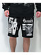 Broken Promises x Junji Ito Jack in the Box Black Sweat Shorts - Thumbnail image 1 of 5