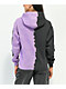 Broken Promises x Junji Ito Medusa Black & Purple Split Dye Hoodie - Thumbnail image 2 of 4