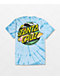 Broken Promises x Santa Cruz Coastline Blue Tie Dye T-Shirt - Thumbnail image 1 of 2