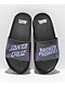 Broken Promises x Santa Cruz Flutter Black Slide Sandals