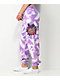 Broken Promises x Santa Cruz Flutter Purple Tie Dye Sweatpants - Thumbnail image 5 of 8