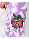 Broken Promises x Santa Cruz Flutter Purple Tie Dye Sweatpants - Thumbnail image 7 of 8