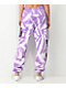 Broken Promises x Santa Cruz Flutter Purple Tie Dye Sweatpants - Thumbnail image 2 of 8