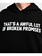 Broken Promises x That's A Awful Lot Of Cough Syrup Classic Black Hoodie - Thumbnail image 3 of 5