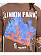 Brooklyn Projects x Linkin Park Thermal Brown T-Shirt - Thumbnail image 2 of 3