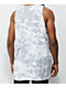 Brother Merle Betty 2.0 White & Grey Tie Dye Tank Top