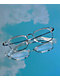 Browline Pretenders Clear Square Glasses - Thumbnail image 3 of 4