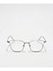 Browline Pretenders Clear Square Glasses - Thumbnail image 2 of 4