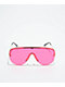 Bubble Gum Hot Pink Sunglasses - Thumbnail image 2 of 3