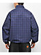 Butter Goods Plaid Navy Nylon Jacket - Thumbnail image 2 of 4