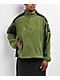 Butter Goods Polartec® Quarter Zip Green & Black Fleece Jacket - Thumbnail image 5 of 6