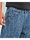 Butter Goods Thorn Camo Indigo Wash Wide Cut Jeans - Thumbnail image 3 of 7