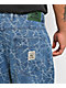 Butter Goods Thorn Camo Indigo Wash Wide Cut Jeans - Thumbnail image 4 of 7