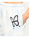 By Samii Ryan Angel Butterfly Blue & White Tie Dye Sweat Shorts