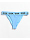 By Samii Ryan Break Rules Blue Cheeky Bikini Bottom - Thumbnail image 2 of 2