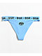 By Samii Ryan Break Rules Blue Cheeky Bikini Bottom