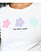 By Samii Ryan Daisy Baby Doll White Crop T-Shirt - Thumbnail image 3 of 3