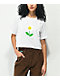 By Samii Ryan Smiley Daisy White Crop T-Shirt - Thumbnail image 1 of 2