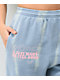 By Samii Ryan Smiley Feel Good Blue Tie Dye Sweatpants
