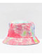 By Samii Ryan sombrero de cubo de tie dye azul, rosa y amarillo