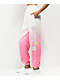By Samii Ryan x Smiley Kind People Pink & White Dip Dye Sweatpants