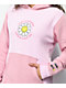 By Samii Ryan x Smiley Positive Pink Colorblock Hoodie - Thumbnail image 3 of 4