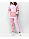 By Samii Ryan x Smiley Positive Pink Colorblock Hoodie - Thumbnail image 4 of 4