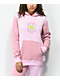 By Samii Ryan x Smiley Positive Pink Colorblock Hoodie - Thumbnail image 1 of 4