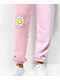 By Samii Ryan x Smiley Positive Pink Colorblock Sweatpants - Thumbnail image 4 of 7