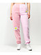 By Samii Ryan x Smiley Positive Pink Colorblock Sweatpants - Thumbnail image 1 of 7