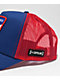 CAPSLAB Mushroom Blue & Red Trucker Hat - Thumbnail image 6 of 7