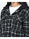 Cali 1850 Black Hooded Flannel Jacket - Thumbnail image 3 of 3