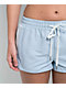 Cali 1850 Light Blue Track Shorts - Thumbnail image 4 of 5