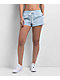 Cali 1850 Light Blue Track Shorts - Thumbnail image 1 of 5
