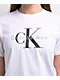 Calvin Klein Classic Logo White T-Shirt - Thumbnail image 2 of 3