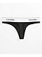 Calvin Klein Core Black Thong Underwear - Thumbnail image 2 of 2
