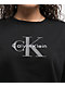 Calvin Klein Monologo Black Crewneck Sweatshirt - Thumbnail image 2 of 2