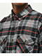 Camisa de franela a cuadros negra, gris y roja Montage
