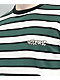 Camiseta de manga larga Welcome Cooper Spruce Franjas verde y blanco