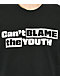 Can't Blame The Youth Blockbuster Black T-Shirt