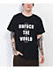Can't Blame The Youth Unfuck The World Stacked Black T-Shirt - Thumbnail image 1 of 2