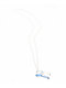 Candy Corpse Razor Blade 18" Silver Necklace - Thumbnail image 2 of 2