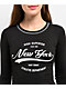 Capella NY Contrast Black Long Sleeve T-Shirt - Thumbnail image 3 of 3