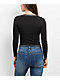 Capella NY Contrast Black Long Sleeve T-Shirt - Thumbnail image 2 of 3