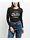 Capella NY Contrast Black Long Sleeve T-Shirt - Thumbnail image 1 of 3