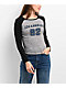 Capella Raglan Black & Grey Long Sleeve T-Shirt - Thumbnail image 1 of 3