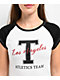 Capella Raglan White & Black T-Shirt - Thumbnail image 3 of 3