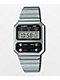 Casio A100WE-1AVT Vintage Revival Silver & Black Watch