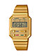 Casio A100WEG-9AVT Vintage Revival Gold Digital Watch - Thumbnail image 1 of 3